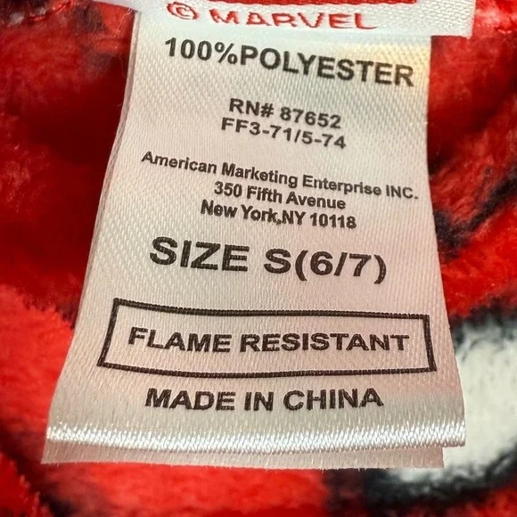 Boys Spiderman Plush Bath Robe - Picture 5 of 10